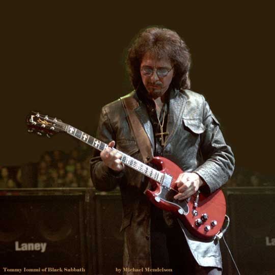 Tommy Iommi Guitarist with Black Sabbath